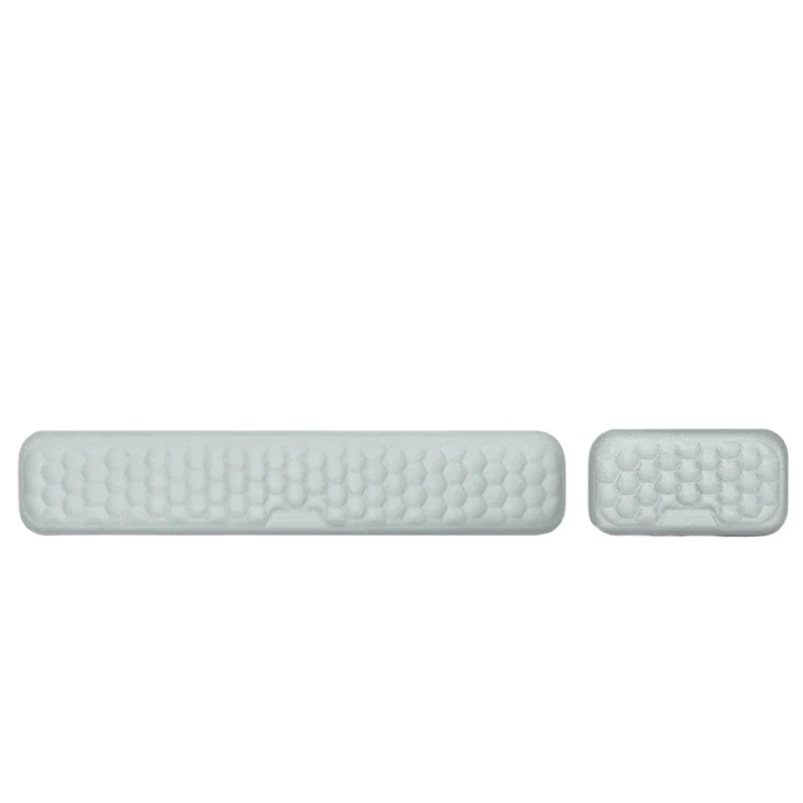Repose-poignet pour clavier Keyboard Mouse Wrist Rest Ergonomic Office Typing Protect Relax Memory Foam Pad Computer Notebook(Gray medium small)