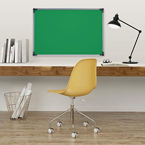 Image of Nechams Hexa Lite Series Fabric Notice Pin-Up Soft Board /Bulletin Board for Office, School, College, Institution and Home ect. Size: 1.5 feet x 2feet / 45 cm x 60 cm (Green Color)
