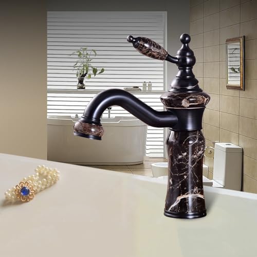 Robinet de lavabo européen eau chaude et froide mitigeur sur comptoir LYGXWJFC