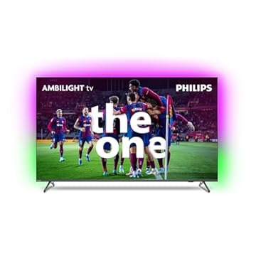 Smart TV 65" 4K 120 Hz Philips THE ONE 65PUG8808/78, Google TV, Ambilight, P5, DTS Play-Fi, Freesync, Dolby Vision Atmos, 40 W RMS