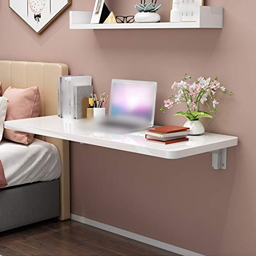 Table murale flottante à abattants en bois pliable pour bureau maison et cuisine - 5