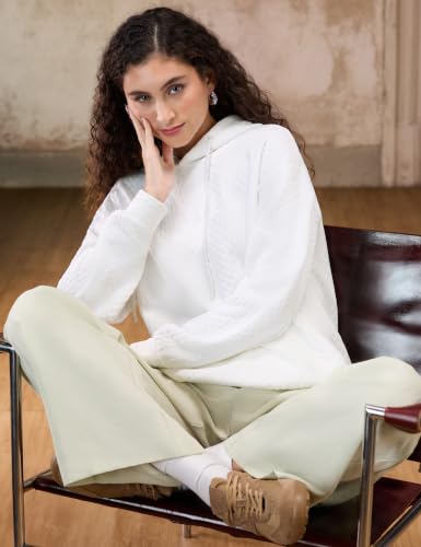 Image of GRECIILOOKS Oversized Cotton Winter Hoodie & T-Shirt for Women Korean Style Casual | Trendy Streetwear Look with Baggy Fit for Girls (Available in Plus Size)