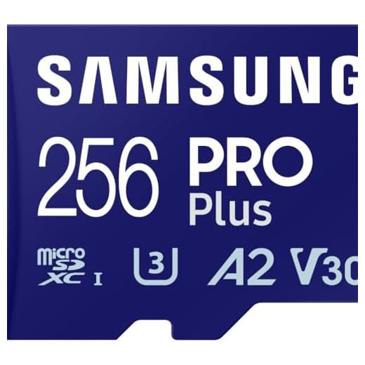 Samsung Memorie MB-MD256SA PRO Plus Scheda MicroSD da 256GB, UHS-I U3, Fino a 180 MB/s