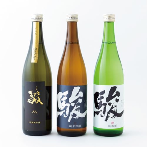 磯乃澤 いそのさわ “駿" (駿 純米酒 720ml・駿 特別純米酒 720ml・駿 純米吟醸 720ml・駿 純米酒 720ml、駿 特別純米酒 720ml、駿 純米吟醸 720mlのセット) (呑み比べセット)