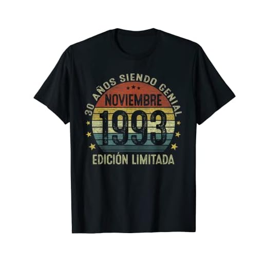 Regalo 30 Años Cumpleaños Hombre Hecho En Noviembre 1993 Camiseta