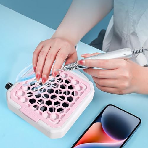 Extracteur de poussière à ongles mini et silencieux pour manucure à la maison - 3
