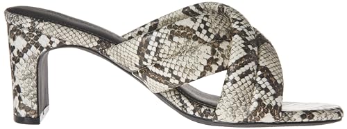 Image of Amazon Essentials Women's Crossover Block Heeled Mules Sandal with Padded Straps and Memory Foam Insole