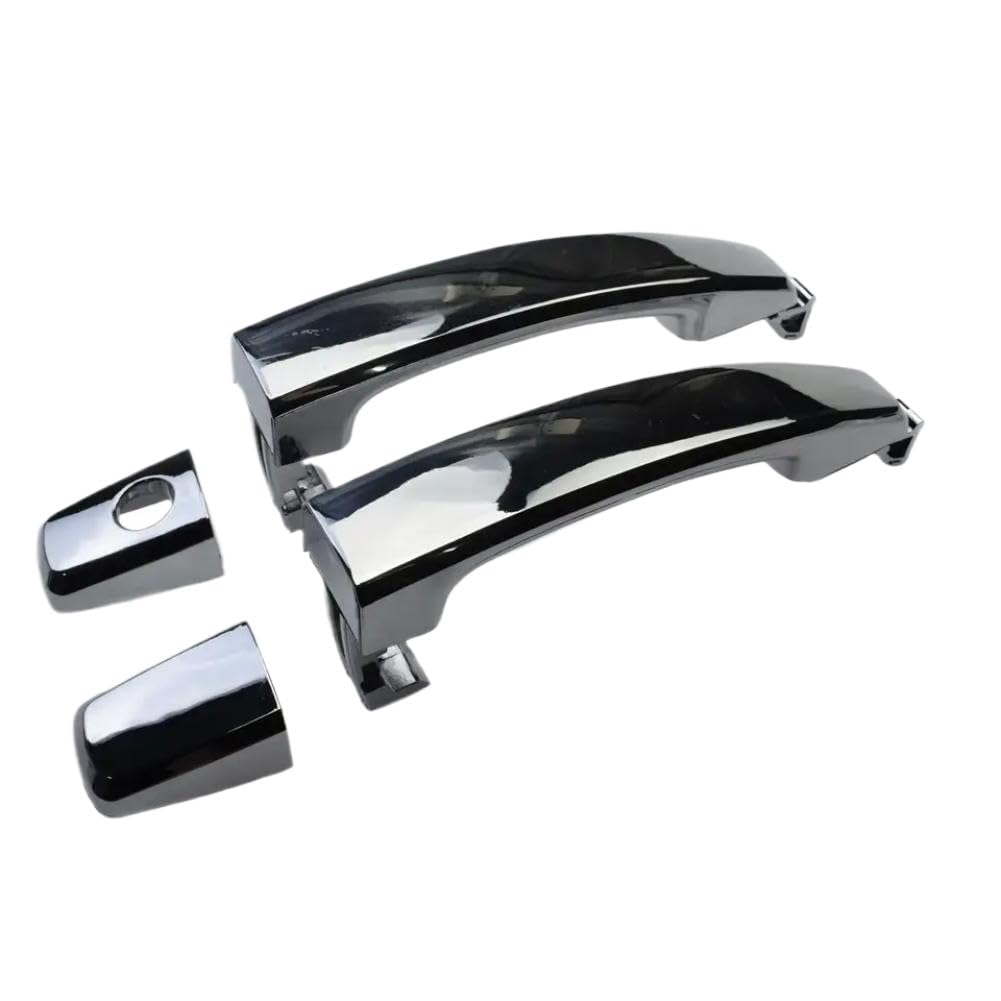 Vapxmubdv A Pair(Fl And Fr) Door Outer Handle Covers 96468266 96468306 Compatible With Captiva Sport Aveo 2007 2015(A Pair(Fl And Fr))