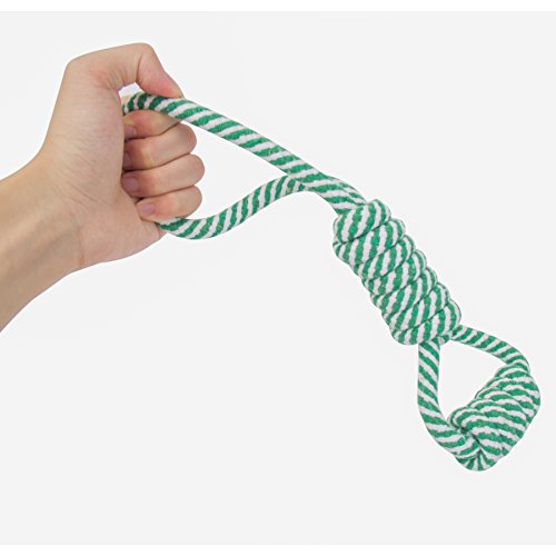 MiLuck Giocattoli di masticazione della corda del