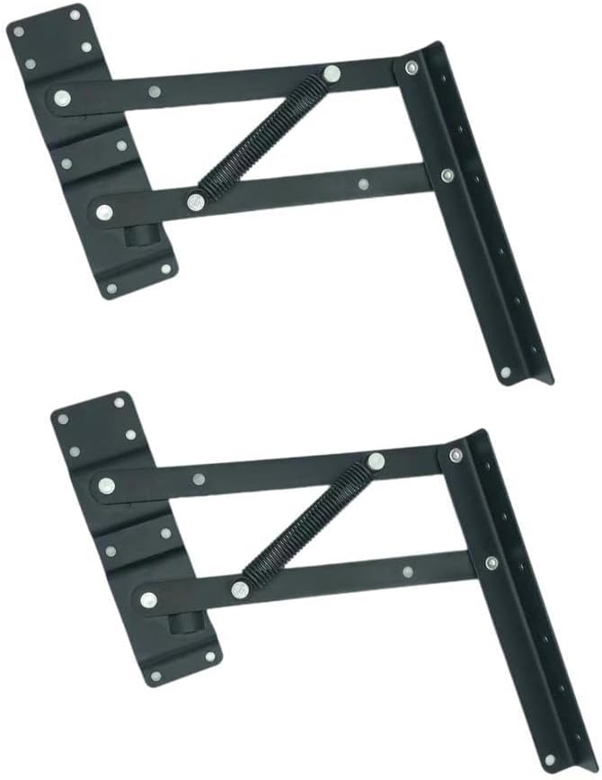 2 Pieces Table Lifting Frame, Hinge Rack Bracket Gas Hydraulic Hinge Hardware