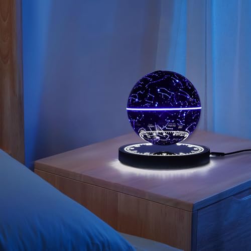 Levitating Globe with 16 Color LED Light