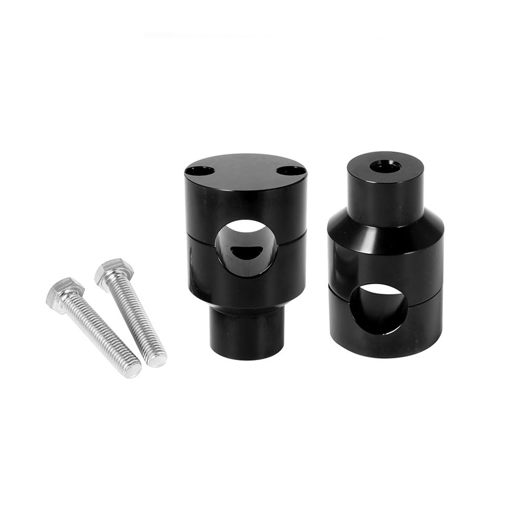 Moto riser handlebar kit universel noir pour guidons 1" 7/8"