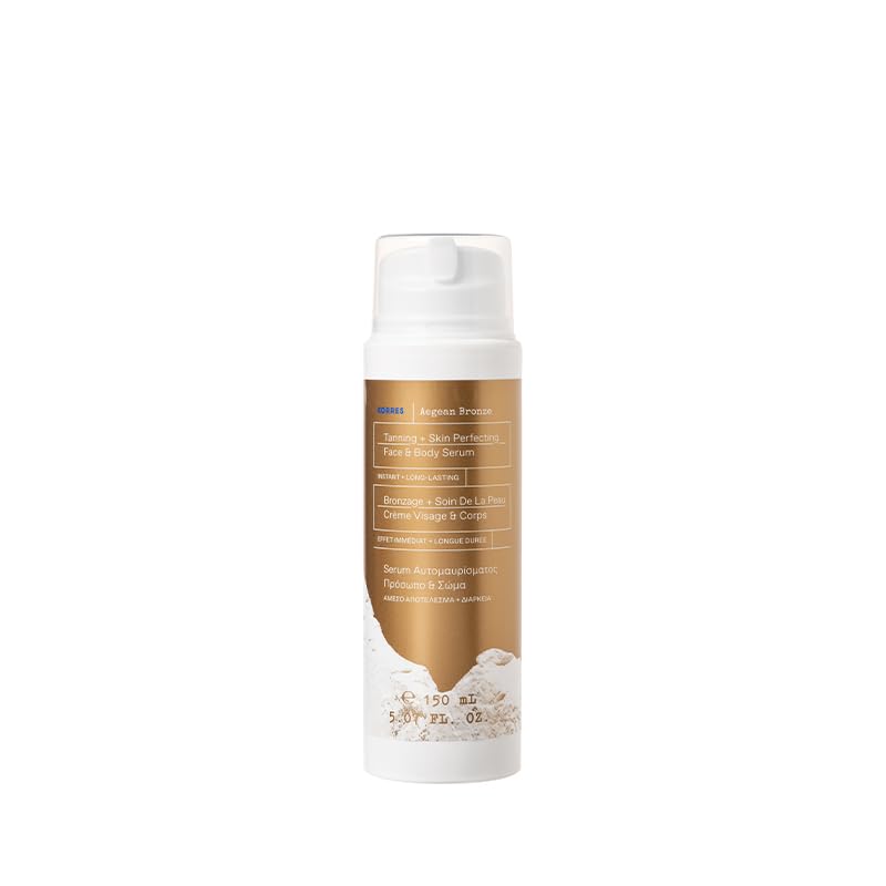 Korres Aegean Bronze Tanning & Skin Perfecting for Face & Body Serum, 150 ml