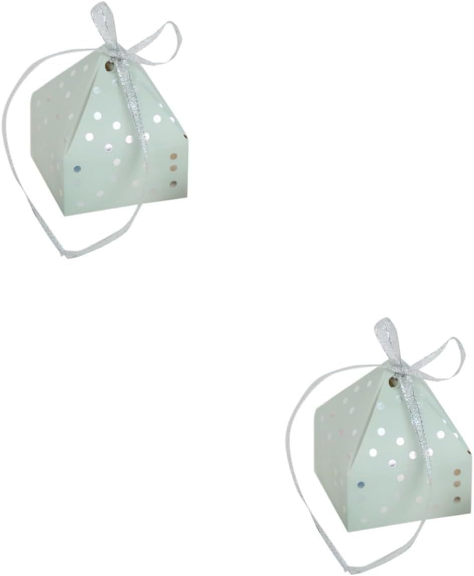 20pcs Pyramid Candy Boxes Wedding Sweets Cases Light for Party Favors Pyramid Shape Candy Boxes for Boys and Girls Sweets Occasions