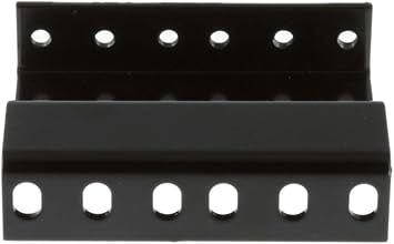 2RU (2 Rack Unit) Recessed Rack Adapter, 3 Recess from Face of Rack, for Computers, Servers or Network Equipment