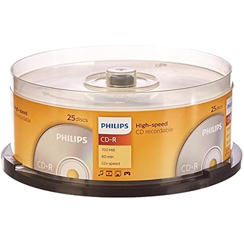 Philips CD-R CR7D5NB25/00 - CD-R vírgenes, 700 MB, pack de 25 Cover