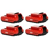 Porter Cable PCC680L 20V Max Lithium Ion Battery - 4 Pack