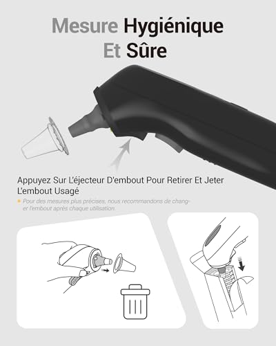 Thermomètre numérique rapide à guidage intelligent par âge - 4