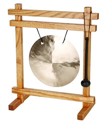 Woodstock Table Top Gong, Cherry Finish