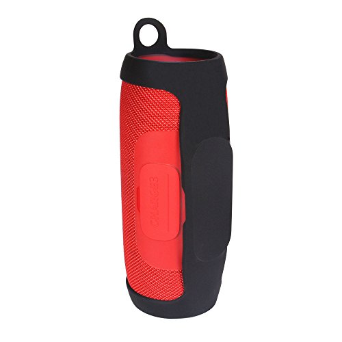 Zaracle Flexible Protective Case Silicone Carrying Case Cover For Charge 3 Iii Wireless Bluetooth Speaker(Black) #TOP6