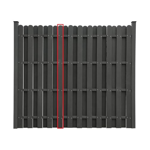 HOME DELUXE - Clôture pare-vue WPC VISTA - Panneau de remplacement I Protection visuelle Protection contre le vent Protection solaire