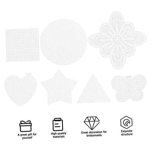 Toile broderie plastique découpable point de croix multiformes DIY - 4