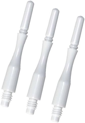 NineDartOut.us White Fit Shaft Gear - Hybrid Spinning (#3 in Between (24.0mm))