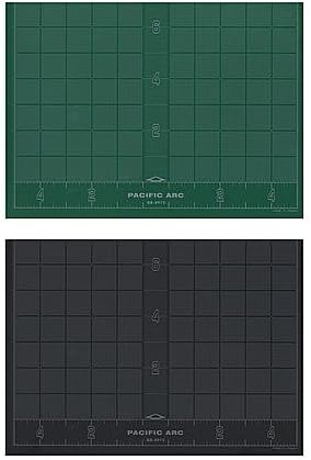 Pacific Arc Double Sided Self Healing Cutting Mat - Thick and Durable Vinyl Rotary Cutting Mat for Sewing - Perfect Fabric Cutting Mat & Scrapbook Paper Cutting Mat (18"x24")