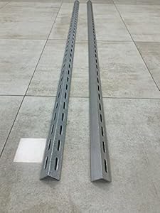 Generisch Stahlwinkel 40x40x4 Längsgelocht Feuerverzinkt 2000mm