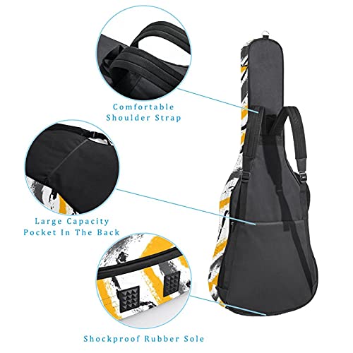 Housse de transport étanche pour guitare classique fermeture éclair robuste