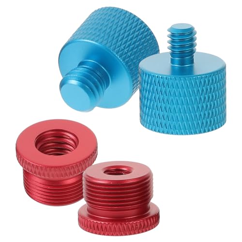 Generic 4pcs Microphone Clip Accessories Mic Thread Adapter Mic Stand Thread Adapter Tripod Screw Adapter Microphone Stand Screws Microphone Screw Adapter Mic Stand Adapter Thread Adapters