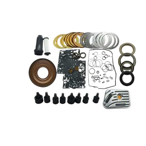 Kit de reconstrucción maestra de transmisión con filtro de pistones de embrague de reconstrucción compatible con Focus C Max Mondeo S40 S60 MPS6 6DCT450