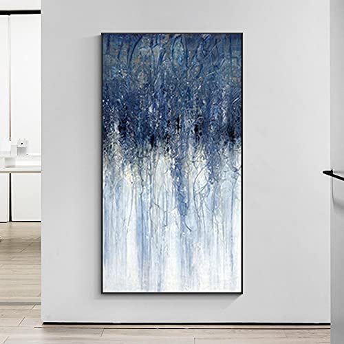 Wall Art Blue Pictures de haute qualité avec cadre pour séjour