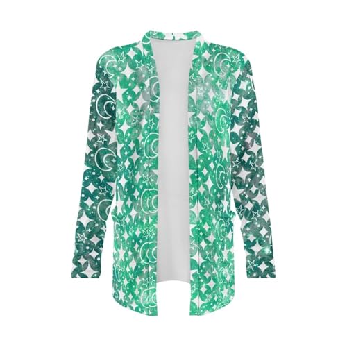 Image of Cardigan for Women Long Sweater Open Front Sweaters Fashion Lightweight Cardigans with Pockets