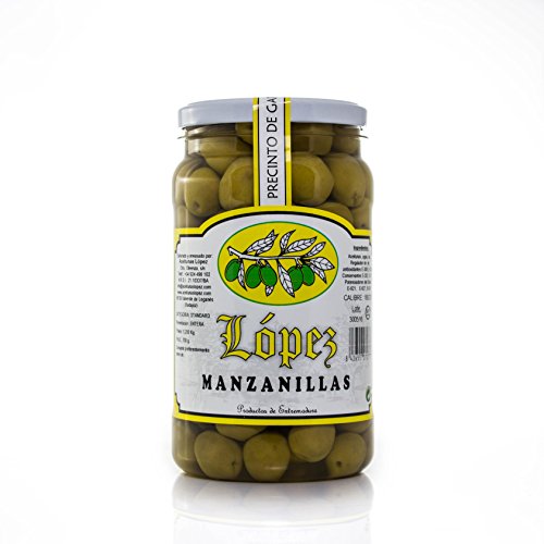 Aceitunas Manzanillas Sabor Natural - Envase PET 1.200 g. Peso Neto