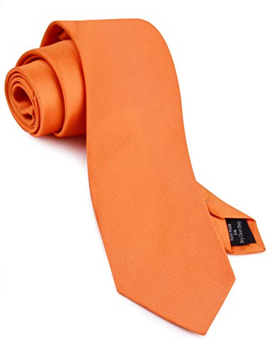 Image of GUSLESON Classic New 3.15 inch(8cm) Men's Solid Color Necktie Wedding Business Tie + Gift Box