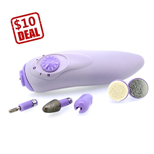 NIPOO Multi-function Electronic Foot Rasp Foot Finger Nail File Pedicure Kit File Corns Calluses Remover