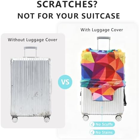 Travelkin Luggage Covers TSA Approved Suitcase Protector Fits 18-32 Inch Luggage