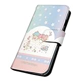 SmaSmaSweets Xperia 10 IV A202SO ケース [デザイン:12.くものうみ(リボン)/マグネットハンドあり] キキララ グッズ リトルツインスターズ サンリオ エクスペリア10iv a202so 手帳型 スマホケース スマホカバー 手帳 携帯 カバー