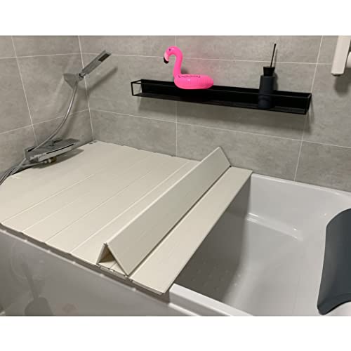 Couvercle de baignoire isolant JATIBOSH pour garder l'eau chaude plus longtemps - 3