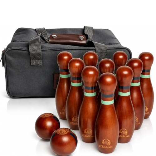 Backyard Lawn Bowling With Carry Case