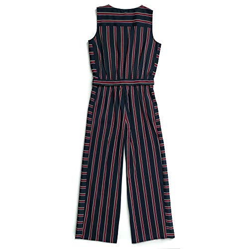 Tommy Hilfiger Women's Adaptive Romper With Extended Zipper, Core Navy/Multi 16 #TOP2