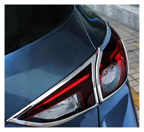 Embellecedor cromado de luz trasera con protección para Mazda 3 Hatchback 4