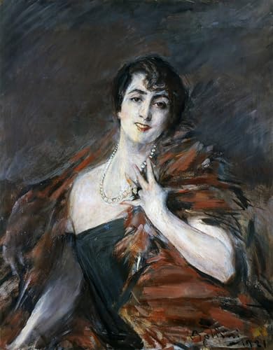 Portrait de femme de Giovann Abstrait pour raviver un mur blanc de chambre