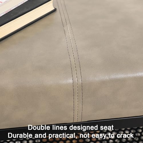 Banc de rangement 250KG en métal noir avec assise intégrée