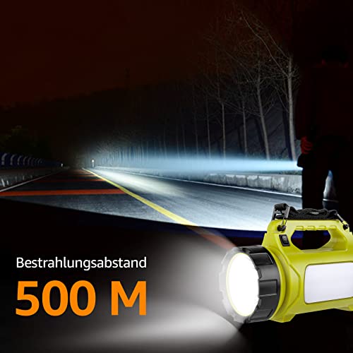 LE LED Handscheinwerfer Wiederaufladbare Dimmbare mit Powerbank, 1000 LM – Ansicht 2