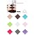 Cozylkx Puzzle Floor Mat, Plush Foam Mats, 16 Fluffy Carpet Tiles Area Rugs for Kids Room, Baby Room, Nursery Decoration