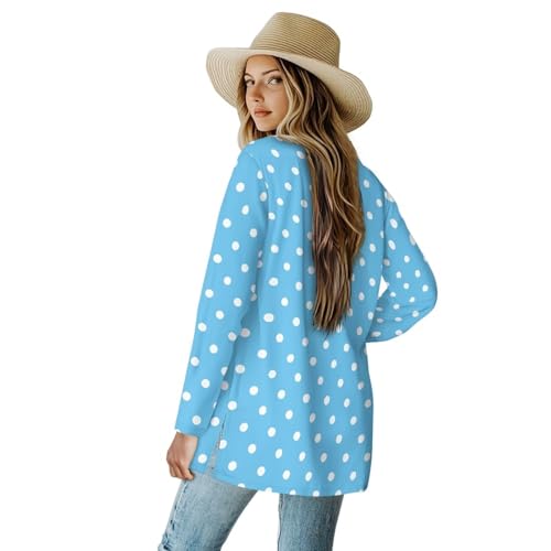 Image of Cardigan for Women Long Sweater Open Front Sweaters Fashion Lightweight Cardigans with Pockets