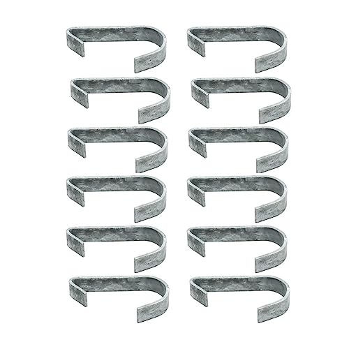 MTB SUPPLY Galvanized Chain Link Fence Gate Clip 1-3/8