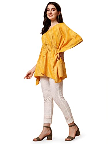 Image of NAINVISH Women Cotton Regular KAFTAN TOP